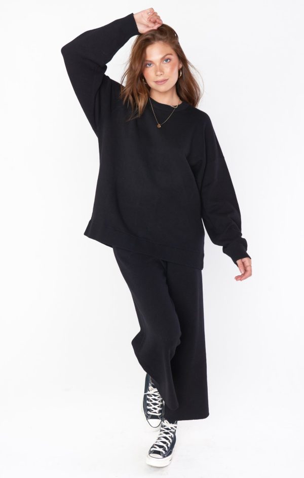 Samson Lounge Pants ~ Black Knit on Sale